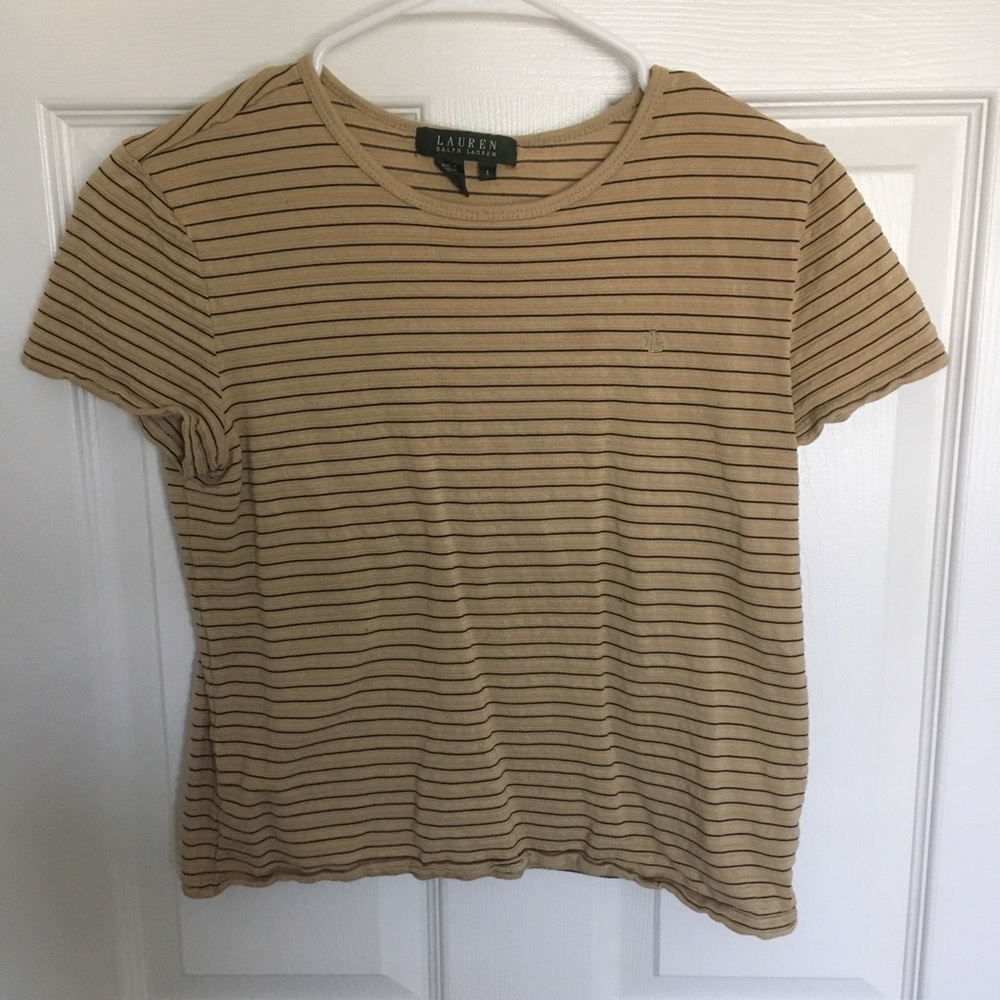 Vintage Ralph Lauren striped crop top